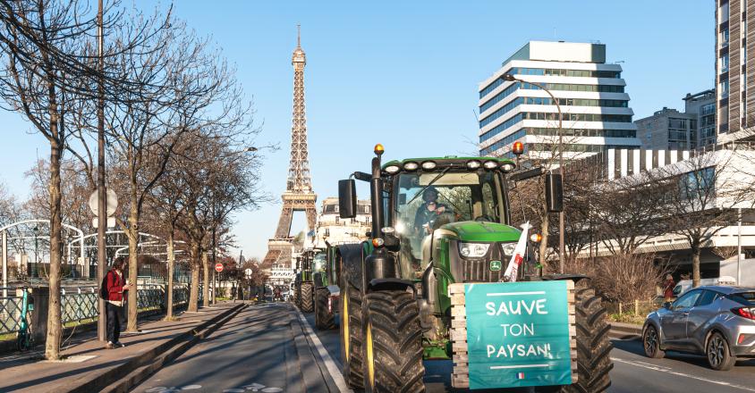Manif paysan Paris