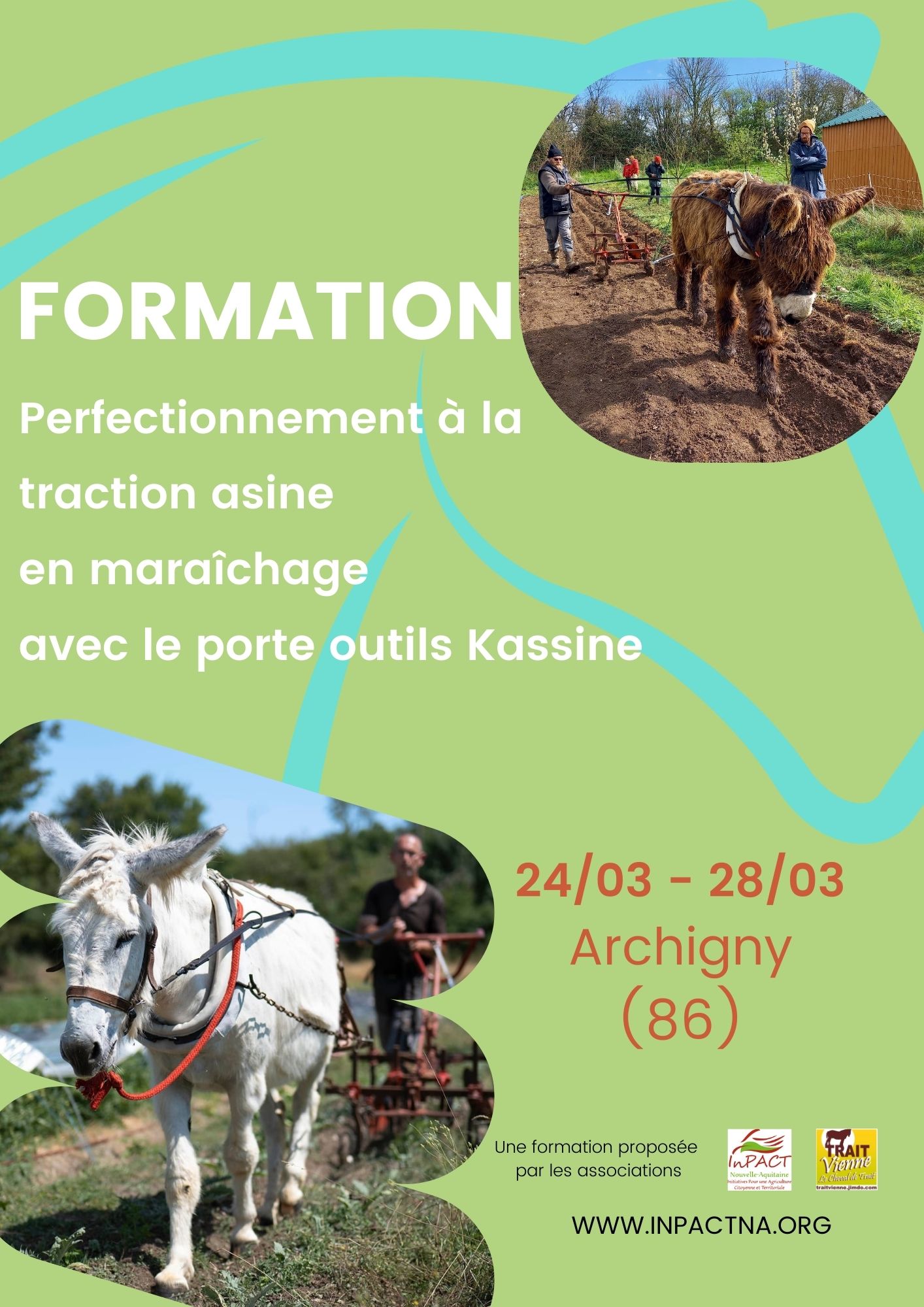 2025 Perf Formation traction âsine avec la Kassine