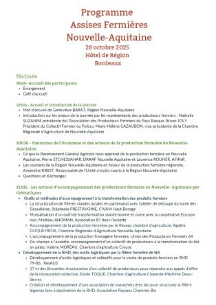 Programme des Assises Fermières Nouvelle Aquitaine page 0001 1332 444